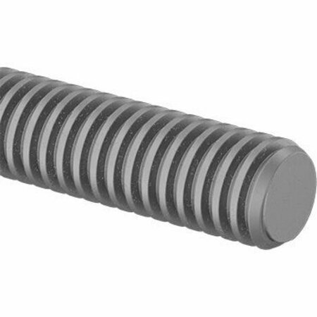 BSC PREFERRED 1018 Carbon Steel Precision Acme Lead Screw Right Hand 3/4-6 Thread Size 3 Feet Long 99030A017